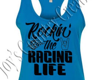 Rockin the Racing Life   SVG, PNG, JPEG