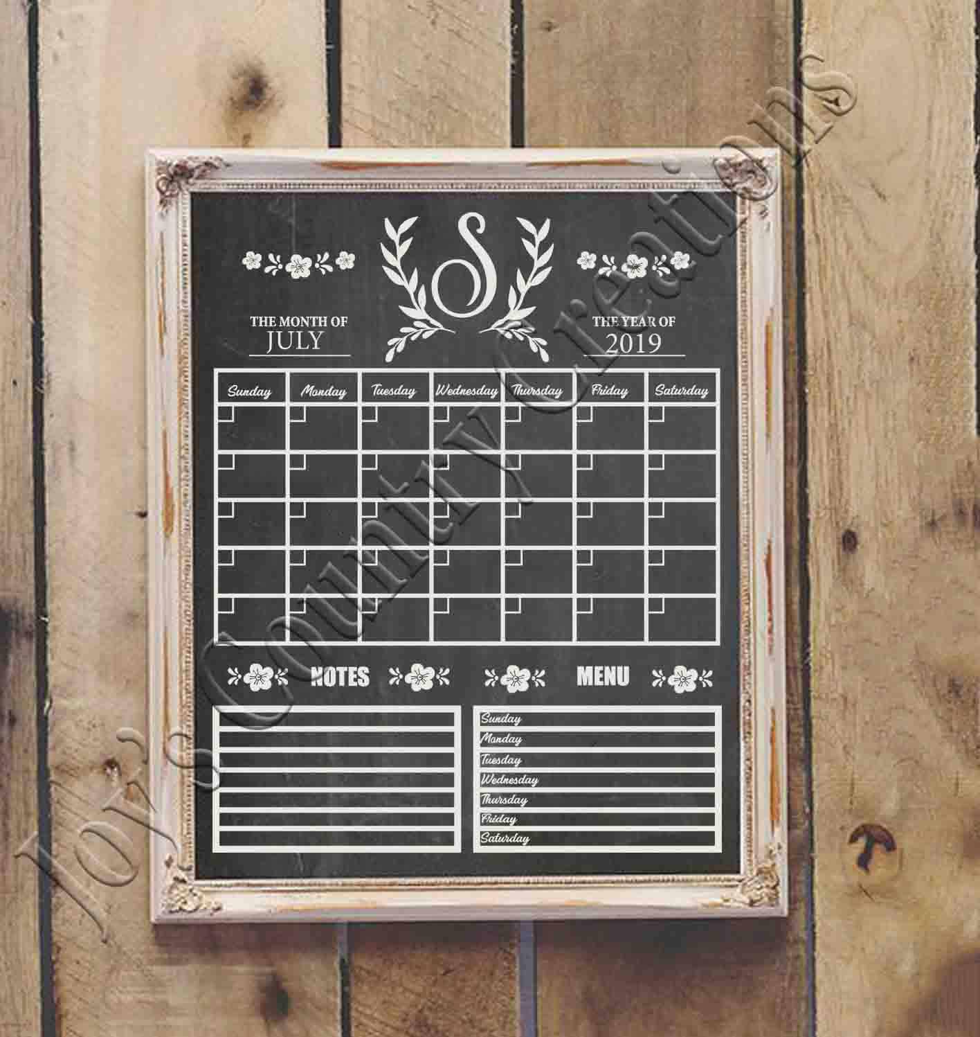 Chalkboard Calendar Decals Chalk Board Wall Calendar Vinyl Wall Decal  Christmas Gift Chalkboard Decals Chalkboard Wall Calendar Stickers 