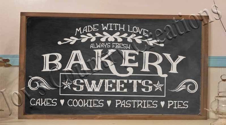 SVG Made with Love Bakery sweets JPEG PNG