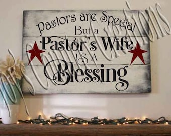 Pastor's Wife is a Blessing   SVG, PNG, JPEG