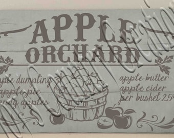Apple Orchard SVG, PNG, JPEG