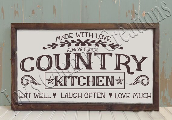 Download Made With Love Country Kitchen Svg Png Jpeg Etsy