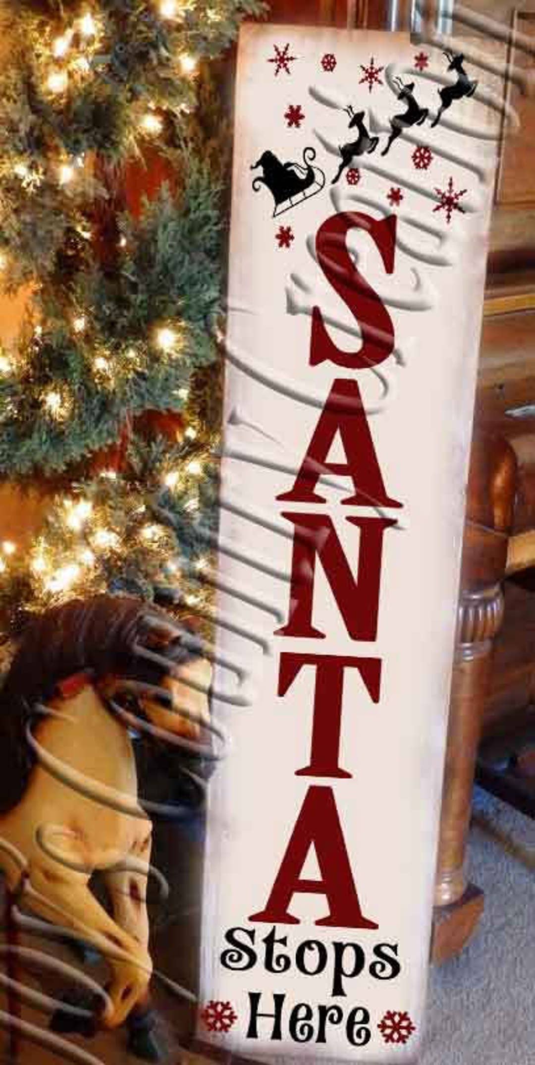 Santa Stops Here SVG, PNG, JPEG - Etsy