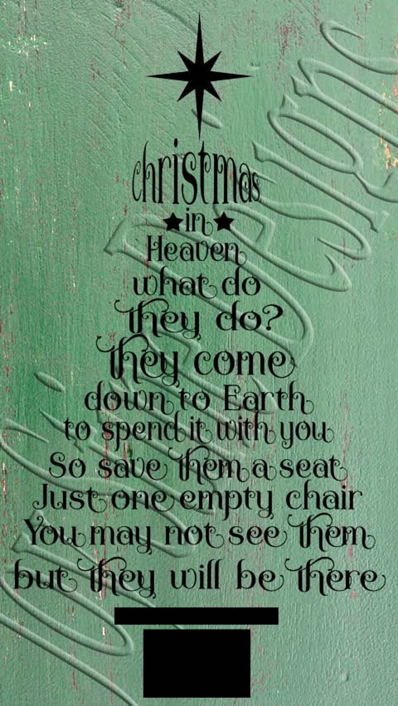 Download Christmas in Heaven SVG PNG JPEG | Etsy