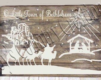 O Little Town of Bethlehem    SVG, PNG, JPEG