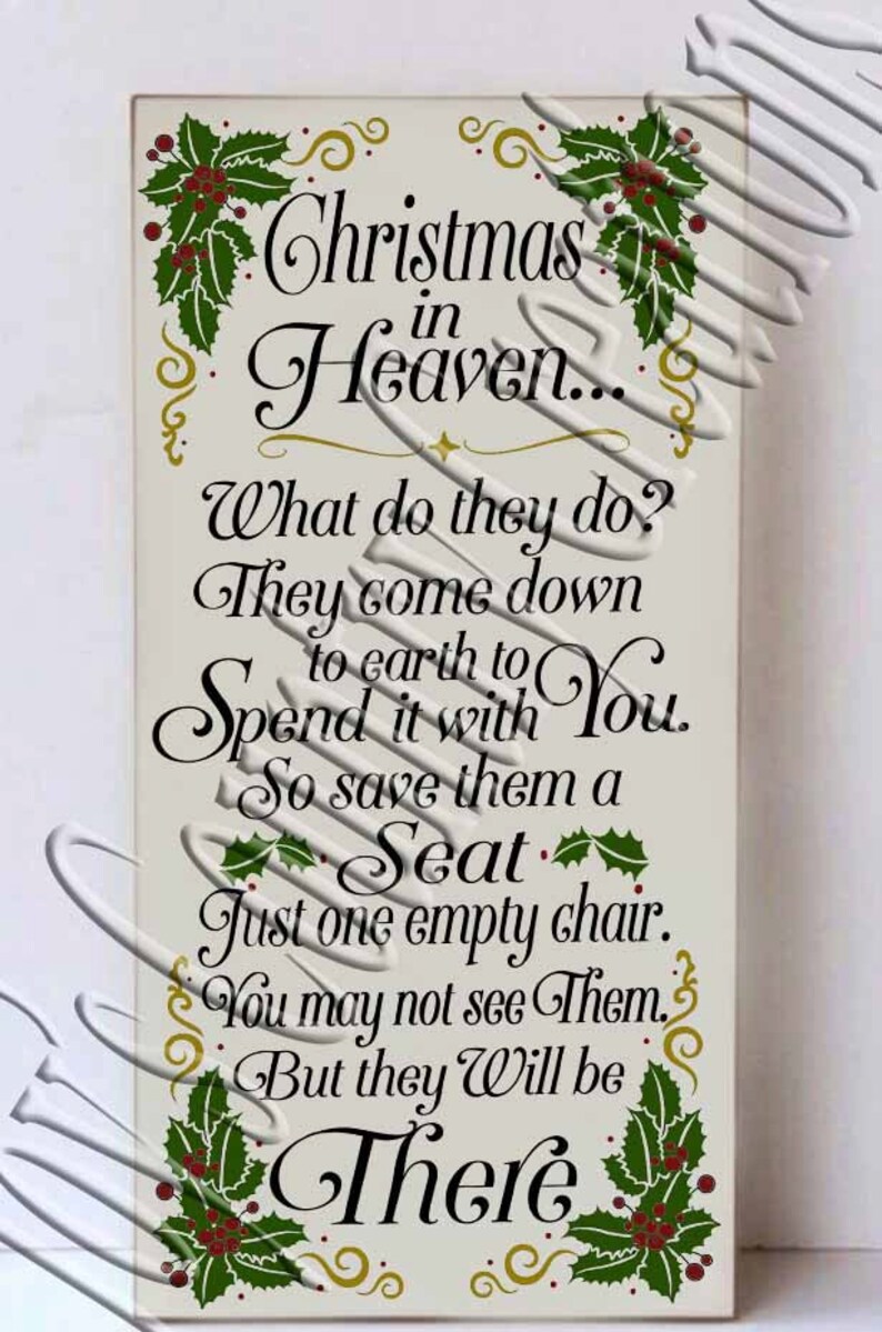 Download Christmas in Heaven Holly SVG PNG JPEG | Etsy