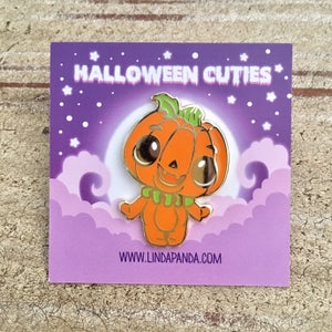 Pumpkie the Pumpkin Hard Enamel Lapel Pin