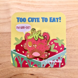 Strawbeary Hard Enamel Lapel Pin image 4