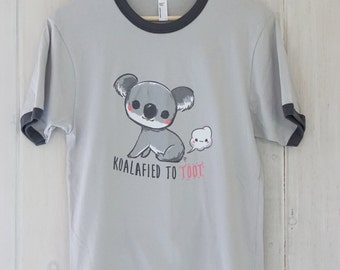 Koala Ringer Tee - "Koalafied to Toot!"