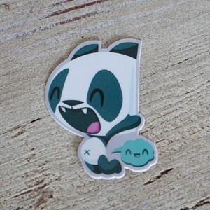 Tooting Panda Sticker