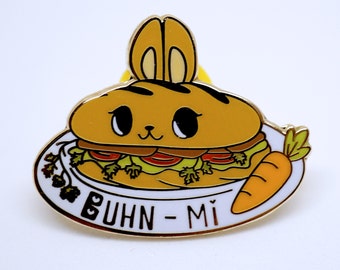 Buhn-Mi Hard Enamel Lapel Pin