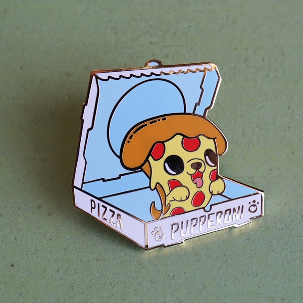 Pupperoni Hard Enamel Lapel Pin