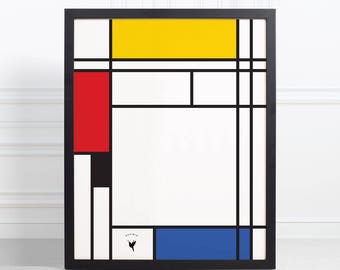 Mondrian color block | Etsy