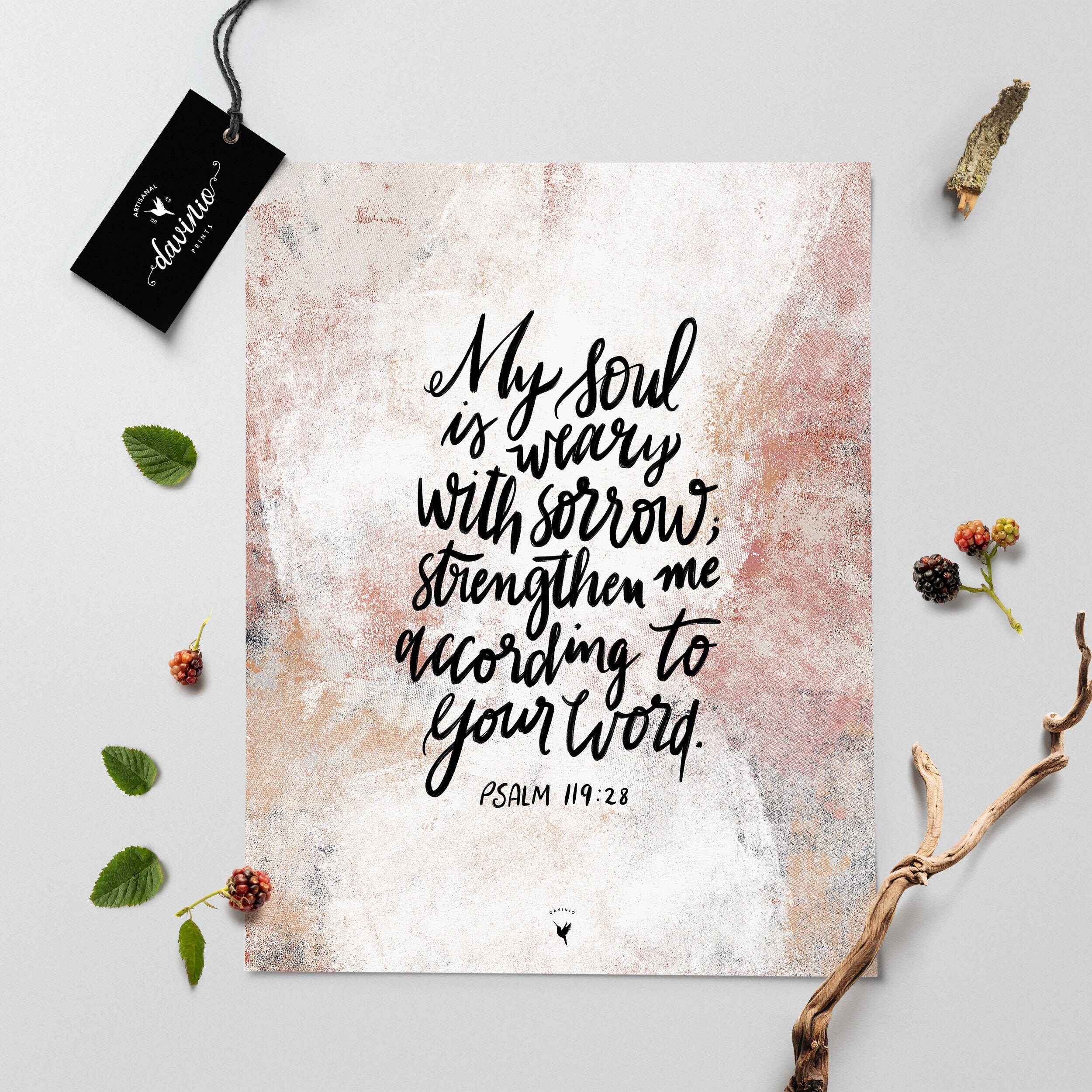 HAND LETTERED Psalm 119 28 My Soul Is Weary With Sorrow Etsy hand-lettered-psalm-119-28-my-soul-is-weary-with-sorrow-etsy