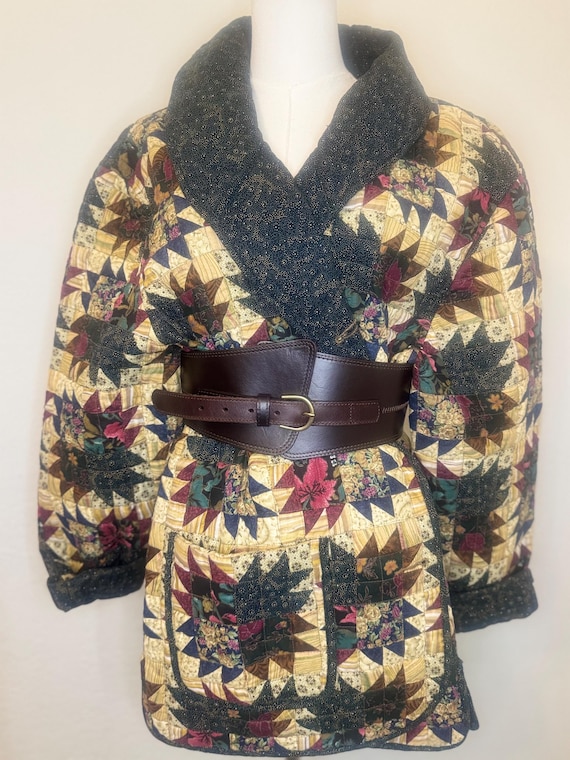 VTG Y2K Donna Sharp 2003 Boho Patchwork  Slouchy … - image 1