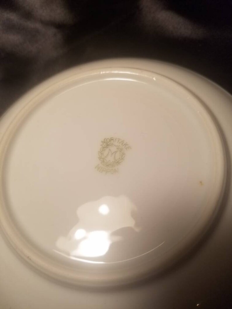 1930/'s Noritake M Pink Flower with Gold Trim Teacup and Saucer set