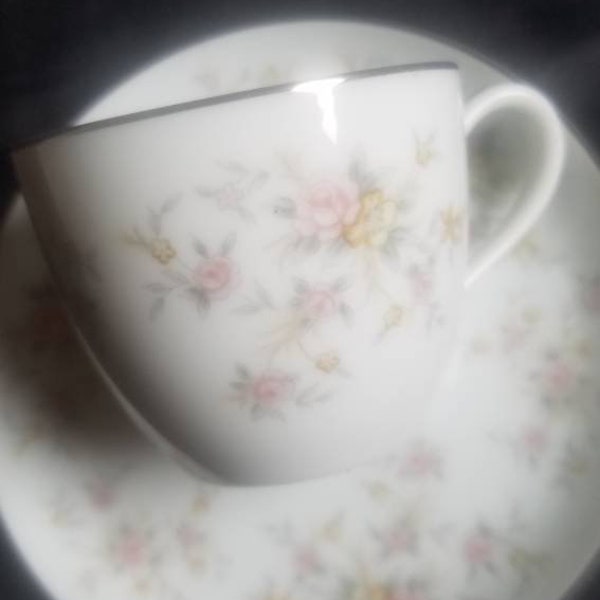 Vintage Noritake Japan Arlene 5802 Demitasse Cup and Saucer