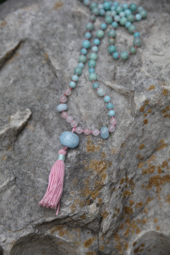 Marketplaceite Mala Necklace, Meditation Beads, Yoga Jewelry, 108 Mala Beads, Yoga Necklace, Boho Jewelry, Prayer Beads, Energy Healing Necklace