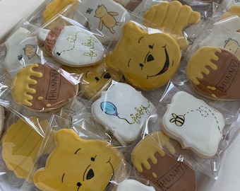 Winnie the Pooh baby shower Cookies