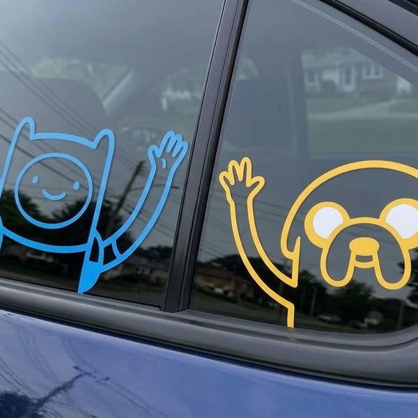 Peeakboo Adventure Time Window decal