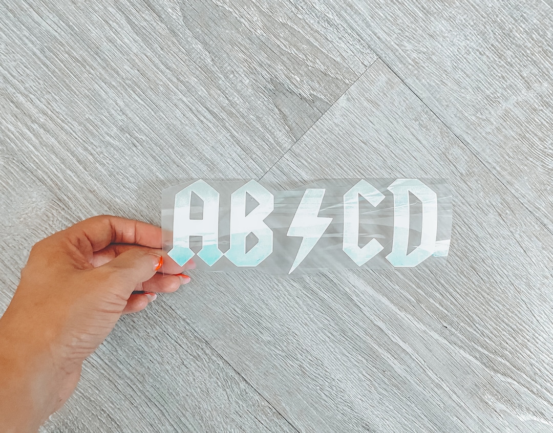 Iron on Decals Custom Iron on Names Custom Vinyl Heat Transfer Vinyl