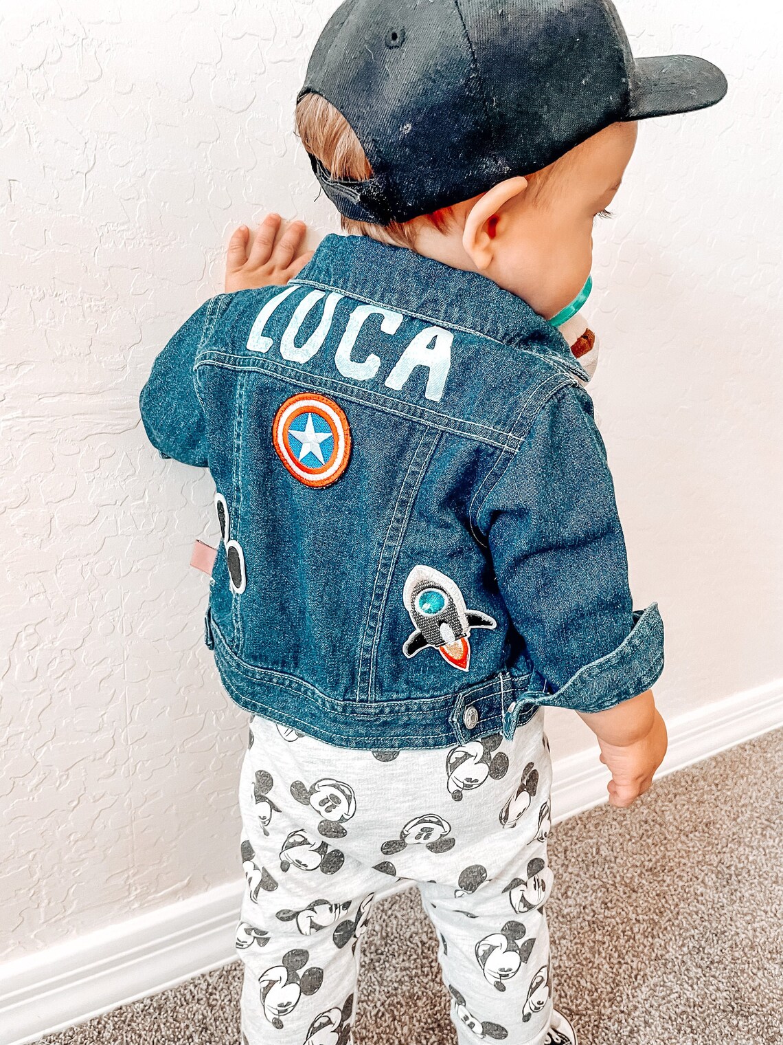 Denim KIDS CUSTOM Jean Jackets Baby Toddler with Embroidered Etsy