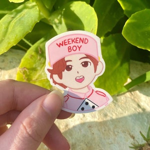 SHINee Onew Dice Weekend Boy Waterproof Sticker