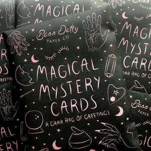 Magical Mystery Cards • Grußkarten-Greifbeutel • Überraschungspaket • Verkaufskarten
