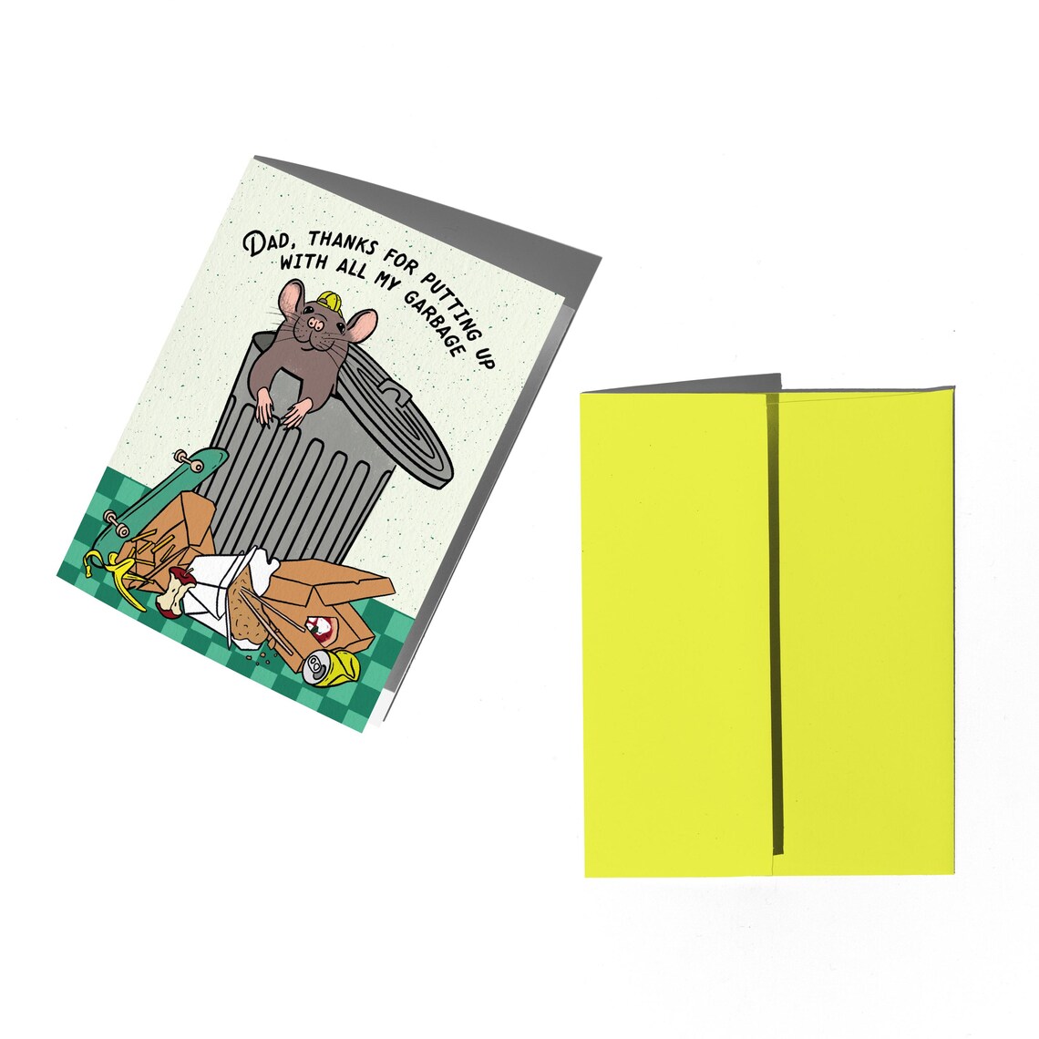 Rat Father's Day Card: Dad, Thanks for Putting up With All My Garbage ...