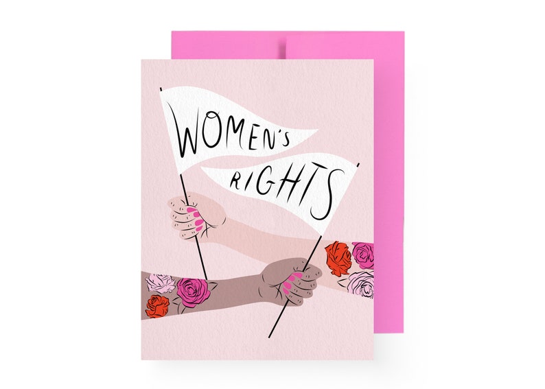 Women's Rights Card Feminist Card image 1