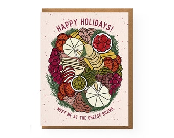 Charcuterie Holiday Card (Single Card or Set of 6)