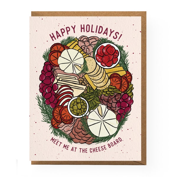 Charcuterie Holiday Card (Single Card or Set of 6)