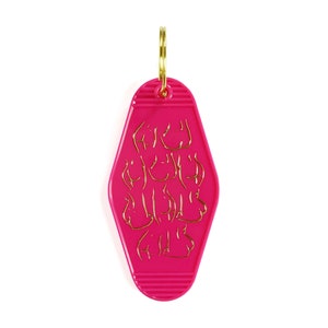 Butts Motel Key Tag