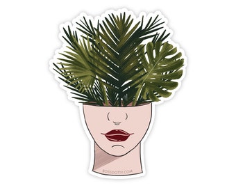 Plant Head Sticker