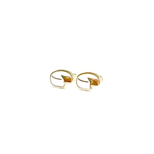 Cheese Wheel Earrings