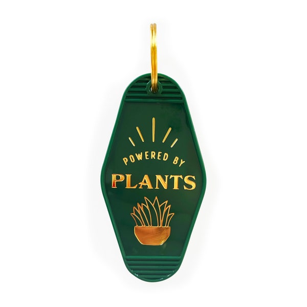 Powered By Plants Motel Key Tag