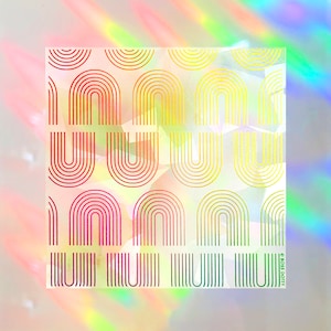 Rainbow Repeat Suncatcher Decal | suncatcher sticker, rainbow maker decal, rainbow window decal