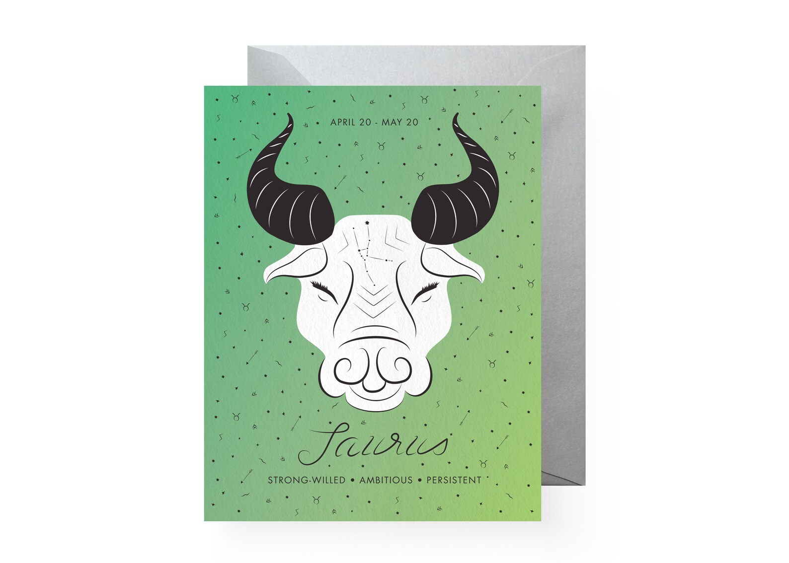 Taurus Zodiac Birthday Card - Etsy