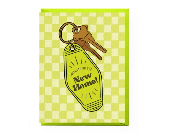 New Home Congrats Card | new apartment card, new start card