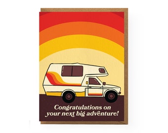 Next Big Adventure Congratulations Card | graduation card, new job card, new start card