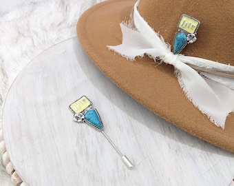 Lite  Beer Logo Hat Pin/ Beer Logo Brooch /Update your favorite western hat. Hat Accessory/Western Brooch/Hat Pick/Cowgirl hat Jewelry