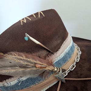 Cowboy Toothpick Hat Accessory/Hat Pick/ Porcupine Pick / Cowboy Pick