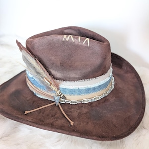Rustikaler Cowboyhut / Westernhut / Westernhut / Westernhut