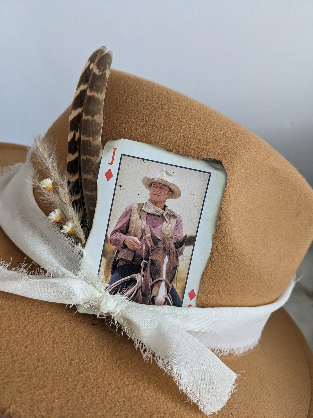 Western Gunman Cowboy Playing Card for Your Hat! Cowboy Card  display picture 3
