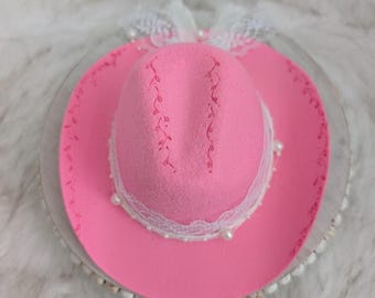 Handmade Pet Western Cowboy Hats! Unique, Stylish and comfortable dog hat. Pet Hats!