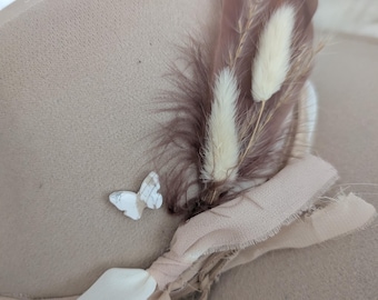 Butterfly tack pins, neutral butterfly to add to your favorite hat. Update your favorite western hat.