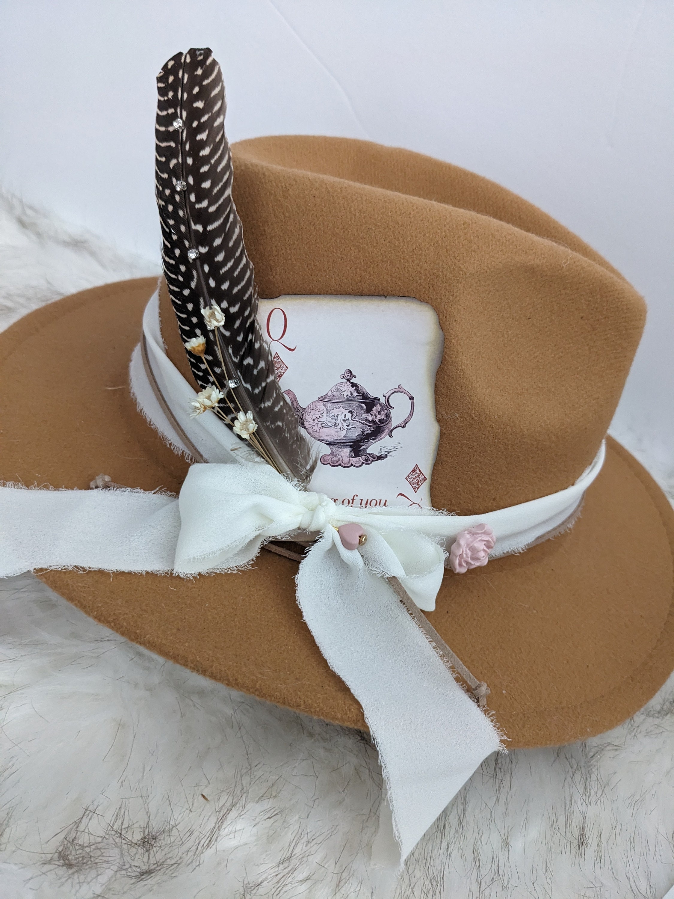 8862 Hat Bands For Women Cowboy Embroidery Flowers Fedora Western Hat Band Boho Western Wedding Floral Bridal Hat Band Only 984v – The  main image 2
