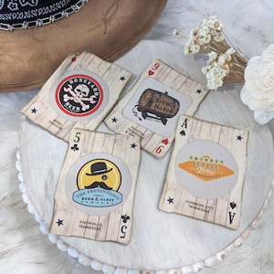 Brauerei-Bier-Liebhaber Cowboy Spielkarte Für Ihren Hut.  Bier Karten!  Cowboykarte für Hut.