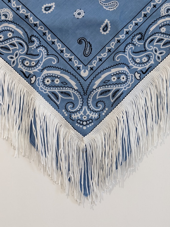 Fringe bandana accessory, multiple colors,  the perfect Western bandana for girls trip, Girls night out, or Country Concert