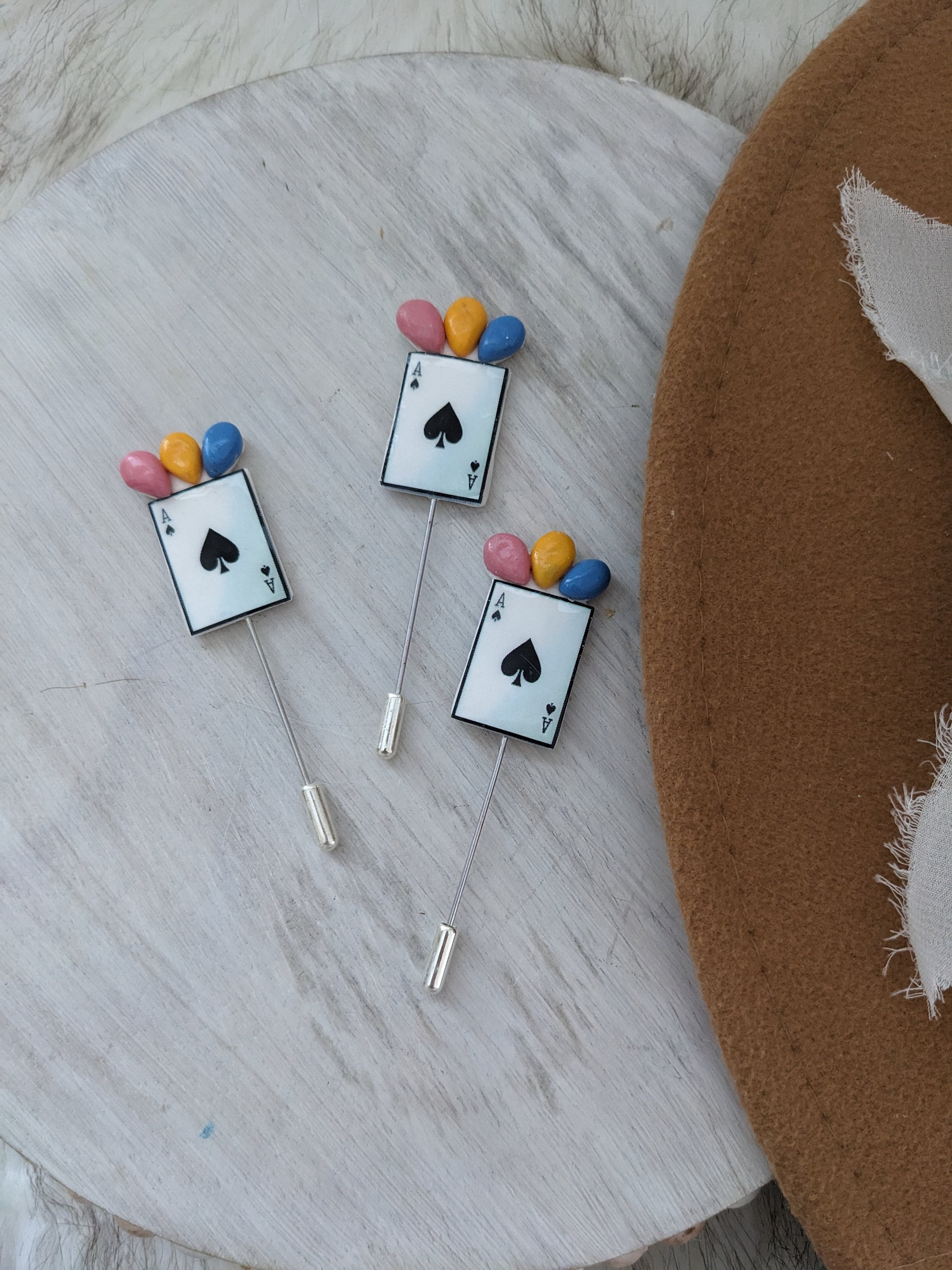 Pin Puse Wild Ace Hat Pins! Update Your Favorite Western Hat. Pin to Purse or ...